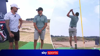 Leeds Rhinos teammates get competitive in Open hole-in-one challenge!