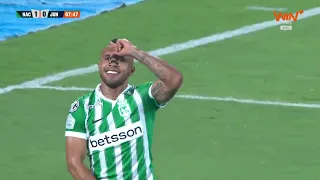 ANDRÉS SARMIENTO OPENS THE SCORING FOR NACIONAL AGAINST JUNIOR! #LALIGAxWIN 🟢⚽🔥🤩
