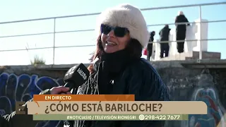 This is what Bariloche looks like at the beginning of July