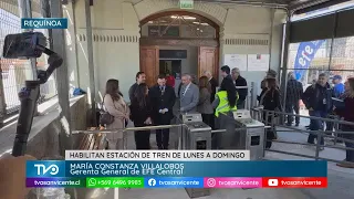 Requínoa gets back on track from Monday to Sunday: station begins daily operation