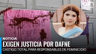 Protests demand justice for the femicide of Dafne Zapata in Tamaulipas