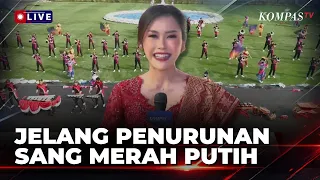 Begini Persiapan dan Suasana Jelang Upacara Penurunan Sang Merah Putih