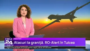 Momentul în care Ucraina doboară o dronă rusească aproape de granița României