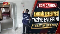 Akdeniz Municipality is renovating condolence houses.
