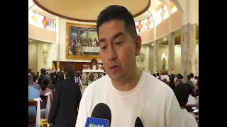 Family and friends of Víctor Hugo Arias Herrera bid him farewell in an emotional ceremony