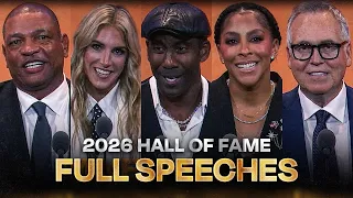 Every Basketball Hall of Fame Enshrinement Speech from the Class of 2026