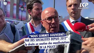 Police officers have had enough today
