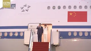 Xi Jinping arrive en Égypte pour une visite d'État