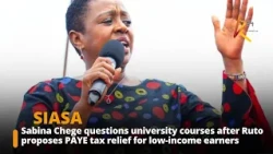 Sabina Chege questions university courses after Ruto proposes PAYE tax relief for low-income earners