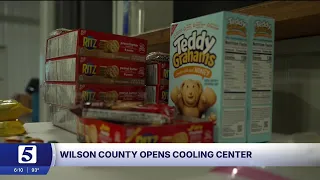 Cooling center opens at Wilson County Fairgrounds during heat wave