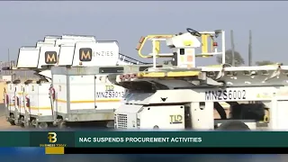 BUSINESS TODAY | NAC SUSPENDS PROCUREMENT ACTIVITIES - nbc