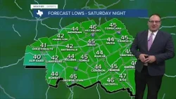 Temperatures drop to the 40s tonight, coldest since April