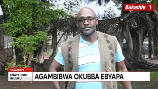 Agataliikonfuufu:  Agambibwa okubba ebyaapa akubidde nnyini byo. "Mpa obukadde 25 mbikuwe. "