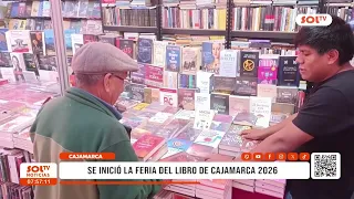 Cajamarca: se inició la Feria del Libro de Cajamarca 2026