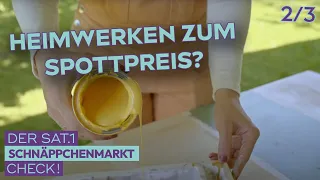 Heimwerken: Was taugen Tedi, Woolworth & Action? | 2/3 | SAT.1 Schnäppchenmarkt-Check!