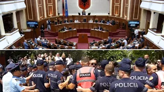 Protestë e Kuvend njëherazi, PD bojkoton seancën: Të përfshihen 4 projektligjet në rendin e ditës