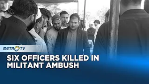 Military Funeral Held After Deadly Attack on Police Patrol in Northwest Pakistan