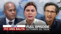 UNTV: Ito Ang Balita | October 30, 2026