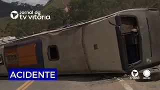 Three people die in bus accident in Ibatiba