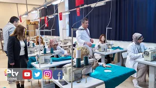 STUDENTS AT TRAKYA UNIVERSITY MANUFACTURE HOSPITAL TEXTILES