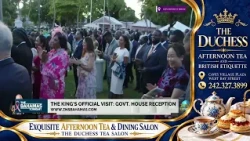 The King's Official Visit:  Govt. House Reception