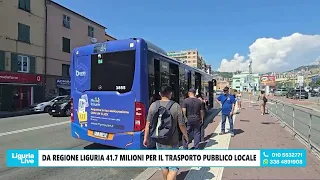 Local public transport: 40 million from the Liguria Region for AMT