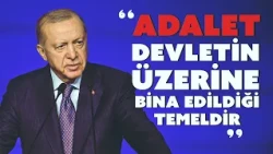 President Erdoğan speaks at the International Justice Summit