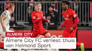 Almere City zakt naar achtste plek na thuisnederlaag tegen Helmond Sport | Omroep Flevoland