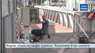 Magenta, slick in the canal, prosecutor's office: "Deliberate spill"
