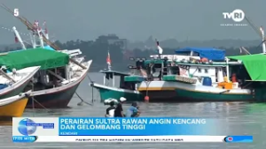 PERAIRAN SULTRA RAWAN ANGIN KENCANG & GELOMBANG TINGGI