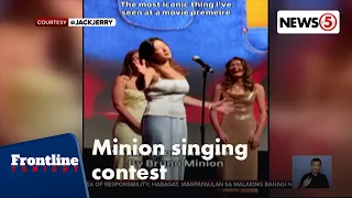 Mga contestant, nagpasiklaban sa minion singing contest | Frontline Tonight