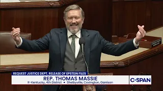 Rep. Thomas Massies (R-KY) on Epstein Files and Impeaching Secretary Hegseth