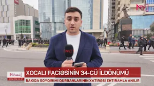 BAKIDA XOCALI SOYQIRIMI QURBANLARININ XATİRƏSİ EHTİRAMLA ANILIR