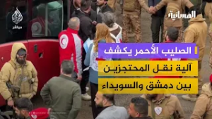 ما دور الصليب الأحمر في تبادل المحتجزين بين دمشق والسويداء؟