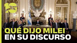 The President spoke in a national broadcast about the sovereignty of the Malvinas Islands