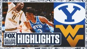 No. 19 BYU Cougars vs. West Virginia Mountaineers Highlights ? FOX College Hoops