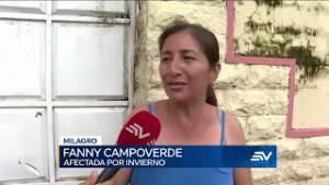 El agua empozada en Milagro ha provocado problemas de salud en la población |Televistazo | Ecuavisa