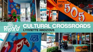 "Cultural Crossroads" Mural by Lynnette Haozous | Route 66 Remixed