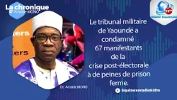 CHRONIQUE ARISTIDE MONO DU LUNDI 12 OCTOBRE 2026 - ÉQUINOXE TV