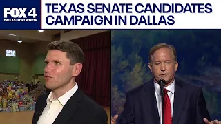 Paxton, Talarico campaign in North Texas during GOP midterm