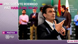 ? Presidente Rodrigo Paz habla del 50-50
