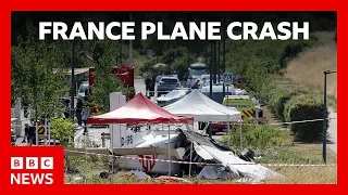 Eleven killed after plane carrying skydivers crashes in eastern France | BBC News