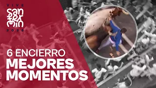 MEJORES MOMENTOS del SEXTO ENCIERRO de San Fermín 2026 | Toros de La Palmosilla
