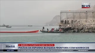Spain installs maritime barrier in Ceuta to curb immigration