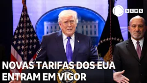 Novas tarifas dos EUA entram em vigor com taxa mais baixa de 10%