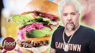 Guy Fieri Tastes Authentic Handmade Pork Buns In Sacramento | Diners, Drive-Ins, And Dives
