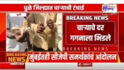 Dhule जिल्ह्यात चाऱ्याची टंचाई; उसाचा दर प्रतिटन 4 हजारांवर | Marathi News