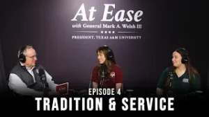 Подкаст At Ease | Эпизод 4: Почитание традиций и служение в Техасском университете A&M