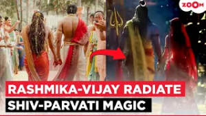 Rashmika Mandanna & Vijay Deverakonda's wedding pic gets COMPARED to 'Shiv-Parvati' magic by fans!