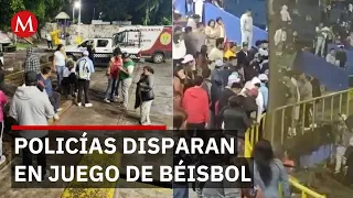 Police fire shots to break up baseball game brawl, wounding 3 in Veracruz